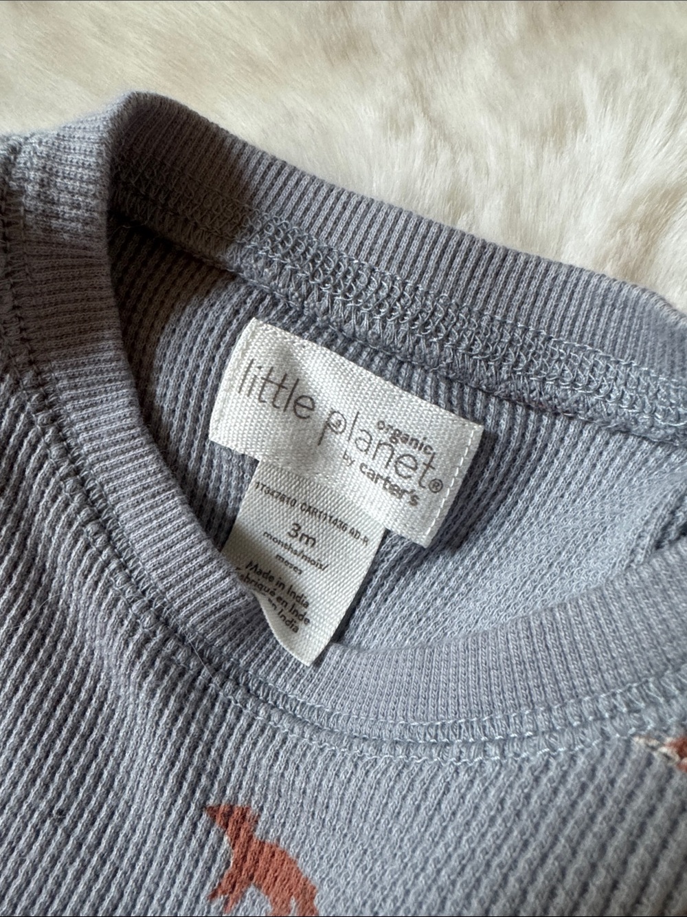 Carter's Gray Knit Sweatshirt & Joggers with Rust Fox Motif - Picture 2 of 4